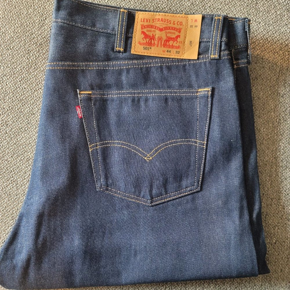 Levi's 501 Original  Rigid - Dark Wash W44 L32